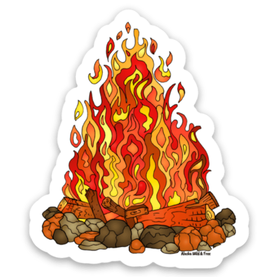 AK Wild & Free Sticker