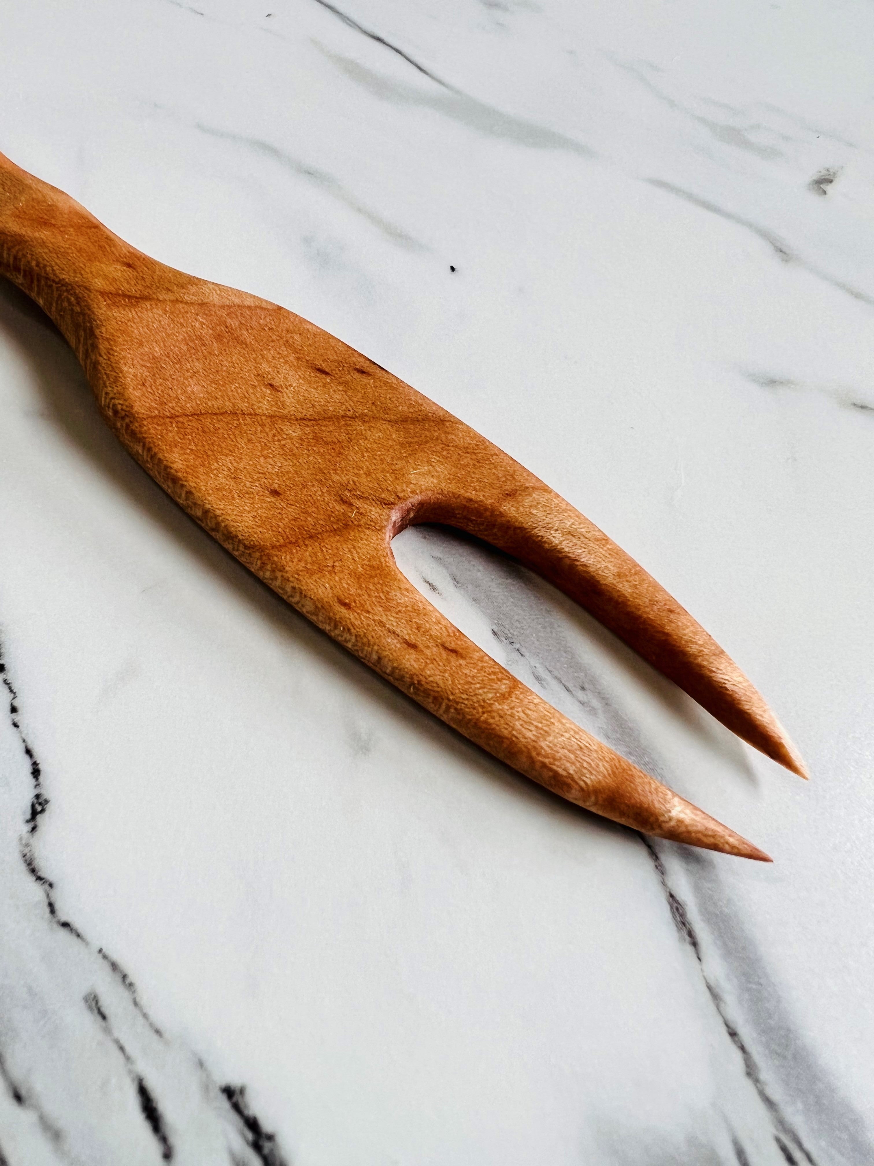 Wood Cheese Fork