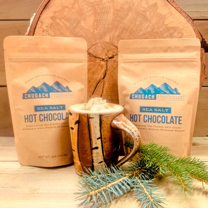Chugach Chocolates Sea Salt Hot Chocolate 8 oz.