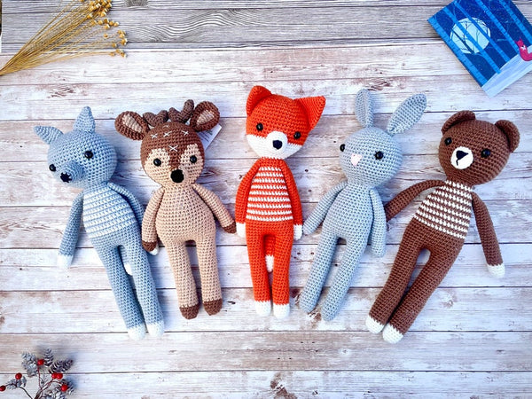 Alaskan Crochet Stuffie Critters & Dolls