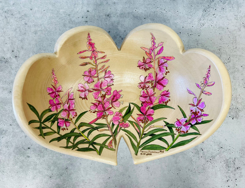 Fireweed Double Heart Bowl