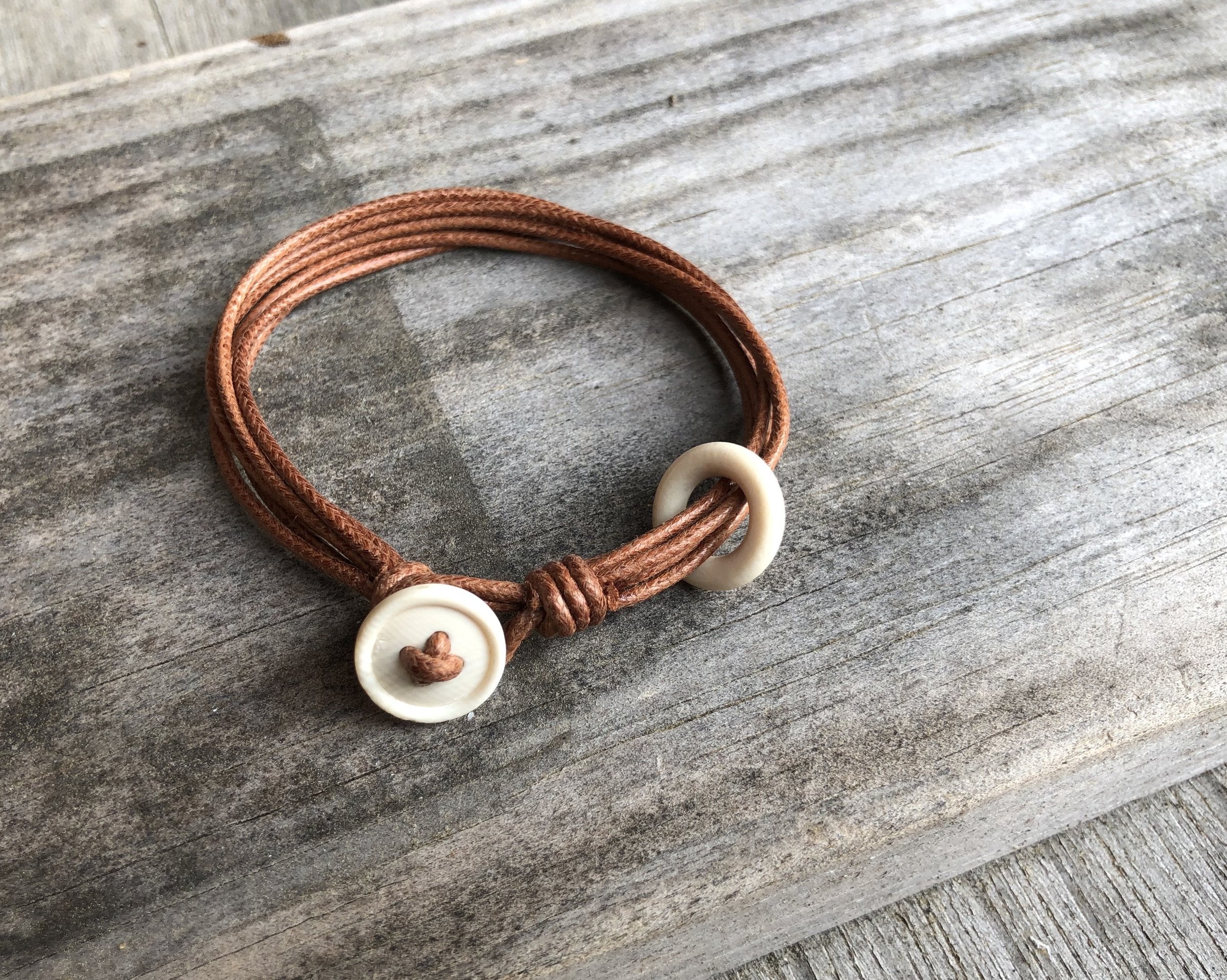 Mammoth + Vegan Leather Bracelet