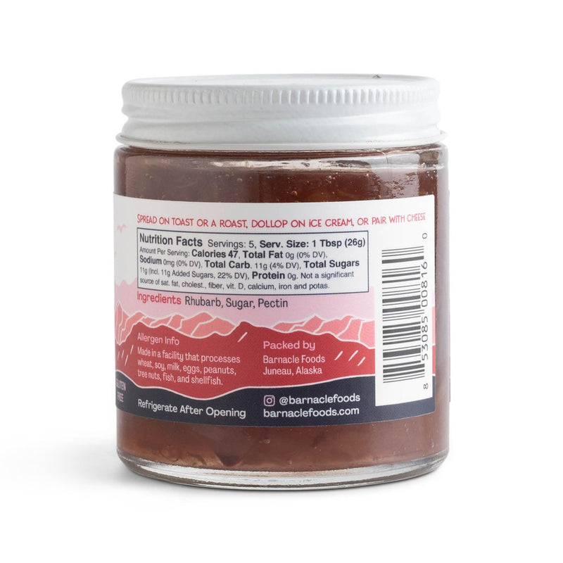 Barnacle Foods Alaskan Rhubarb Jam